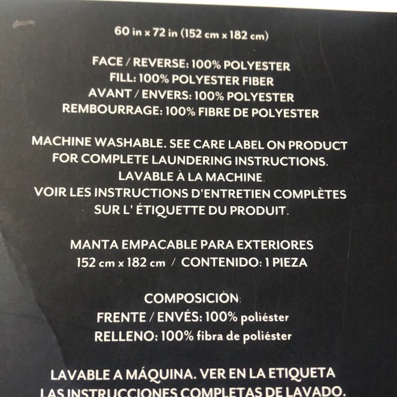 NWT PENDLETON Outdoor Packable Blanket 60X72 multi purpose blanket Red/… - Picture 6 of 14